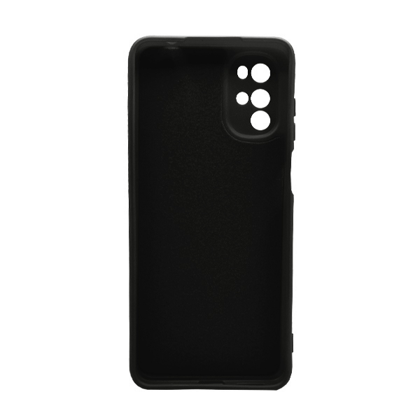 Чехол Original Soft Touch Case for Motorola G22 Black with Camera Lens