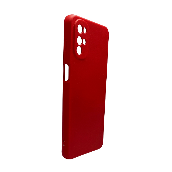 Чехол Original Soft Touch Case for Motorola G22 Red with Camera Lens