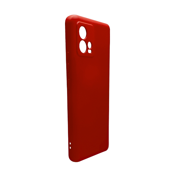 Чохол Original Soft Touch Case for Motorola G72 Red with Camera Lens