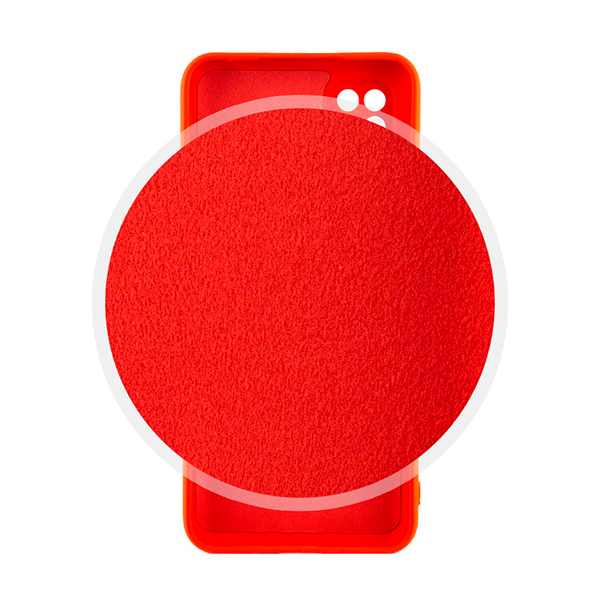 Чехол Original Soft Touch Case for Xiaomi Redmi 9c/10a Red with Camera Lens