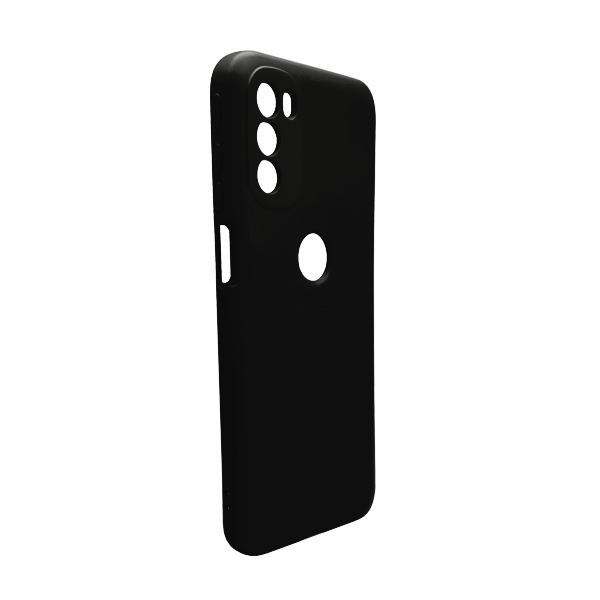 Чехол Original Soft Touch Case for Motorola G31 Black with Camera Lens