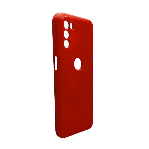 Чехол Original Soft Touch Case for Motorola G31 Red with Camera Lens
