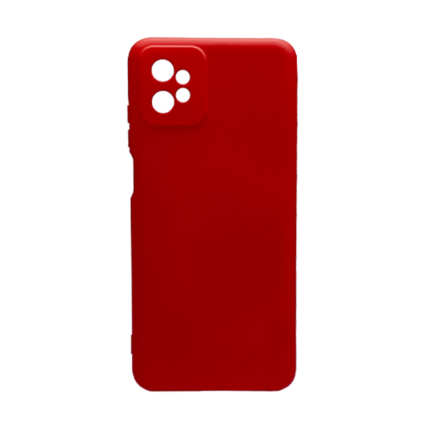 Чохол Original Soft Touch Case for Motorola G32 Red with Camera Lens