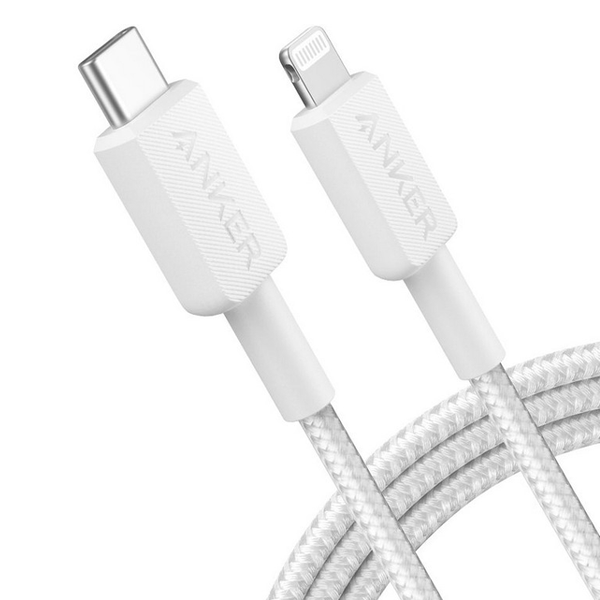 Кабель Anker Powerline 322 USB Type-C to USB Lightning 0.9m White (A81B5H21)