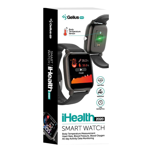 Смарт-часы Gelius Pro IHEALTH 2020 (IP67) Black