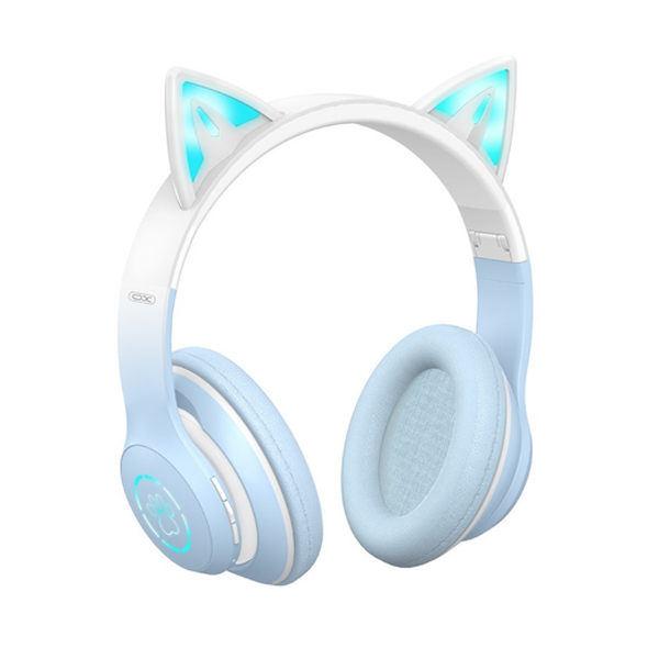 Bluetooth Наушники XO BE38 Cats Ear Blue