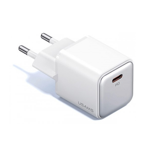 МЗП Usams US-CC186 X-ron Single USB PD30W Fast Charger White (CC186TC02)