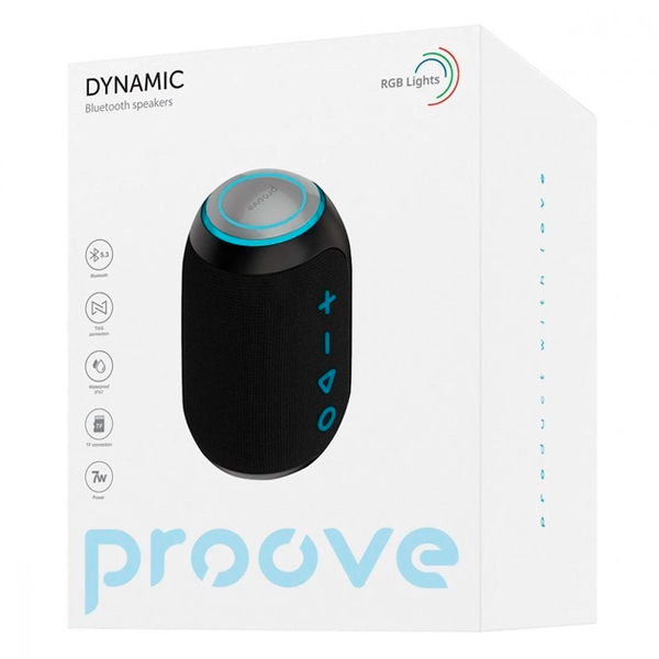 Портативна Bluetooth колонка Proove Dynamic 7W Black