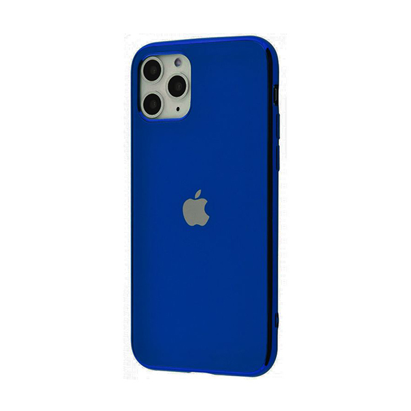 Чехол накладка Glass TPU Case для iPhone 11 Pro Blue