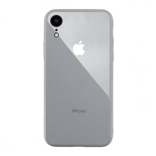 Чехол накладка Glass TPU Case для iPhone XR White