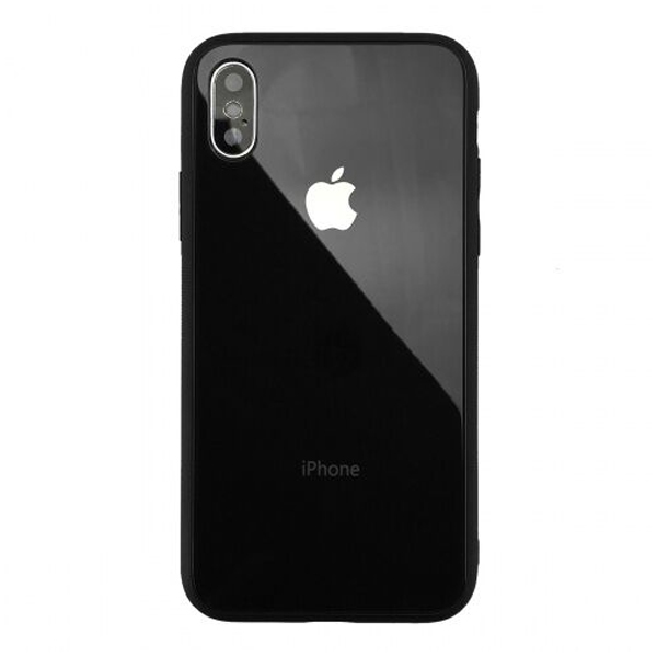 Чехол накладка Glass TPU Case для iPhone XS Max Black