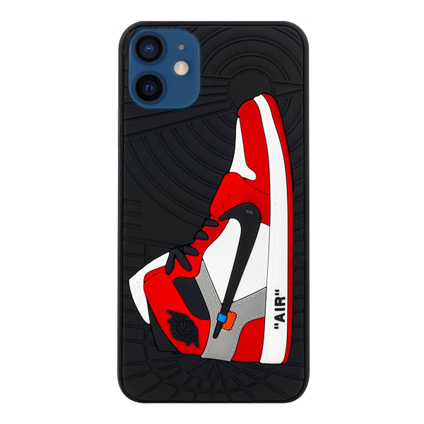 Чохол Goddess Case для iPhone 12/12 Pro AirJordan Black/Red