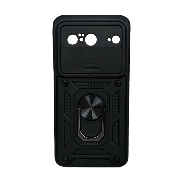 Чехол Armor Camshield Case для Google Pixel 8 with Ring Black