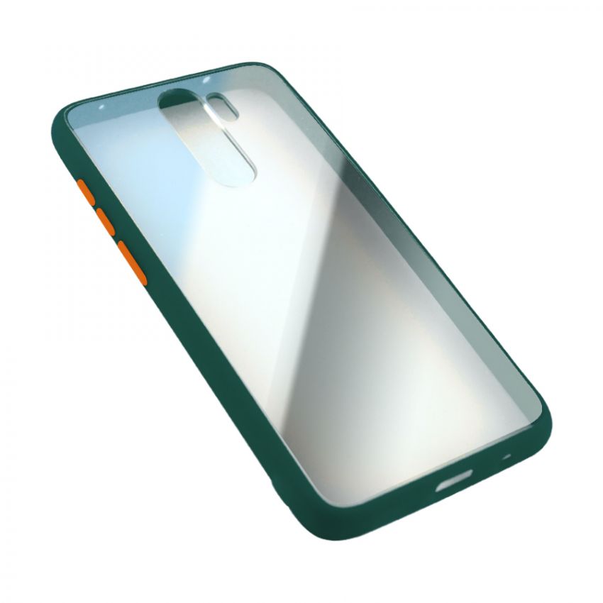 Чехол накладка Goospery Case для Xiaomi Redmi Note 8  Pro Clear/Sea Wave/Orange