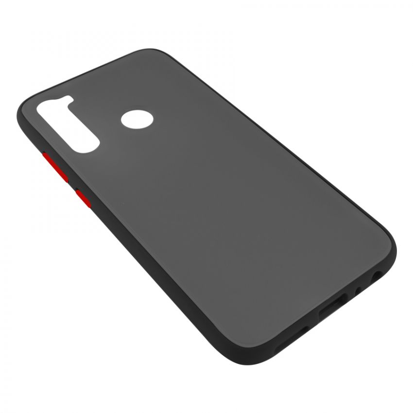 Чехол накладка Goospery Case для Xiaomi Redmi Note 8 Black/Red