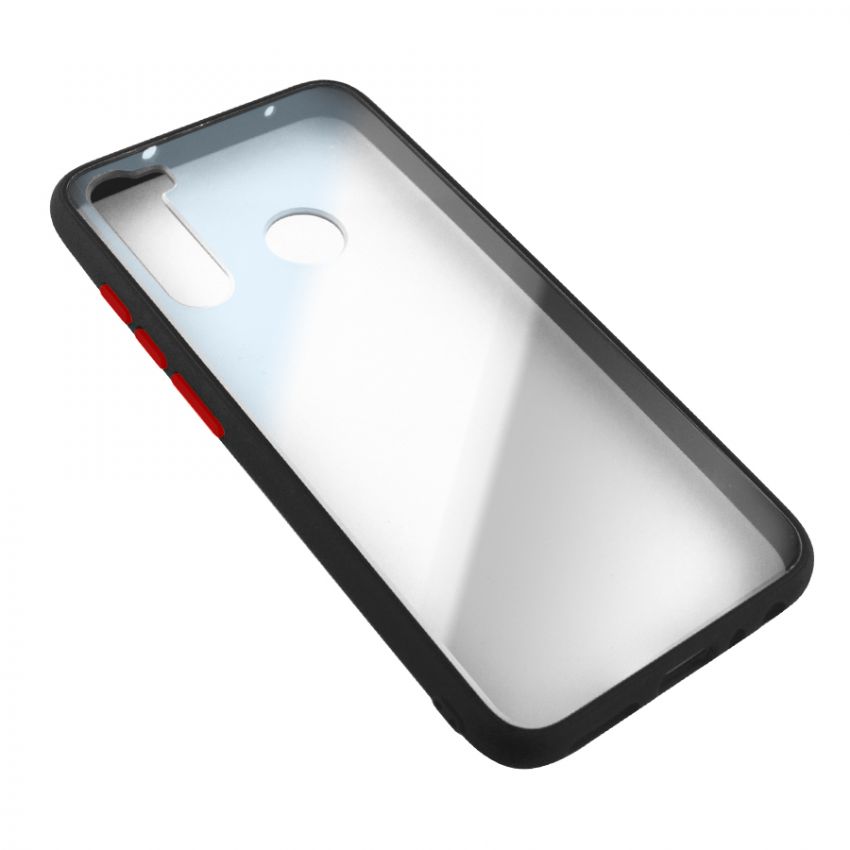 Чехол накладка Goospery Case для Xiaomi Redmi Note 8 Clear/Black/Red