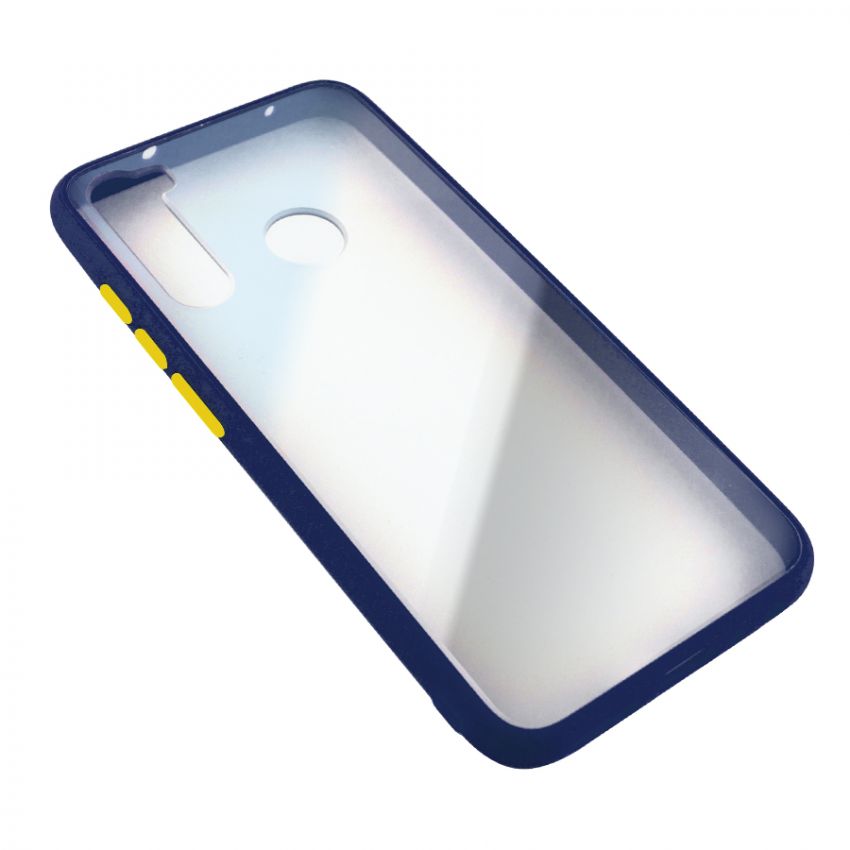 Чехол накладка Goospery Case для Xiaomi Redmi Note 8 Clear/Blue/Yellow