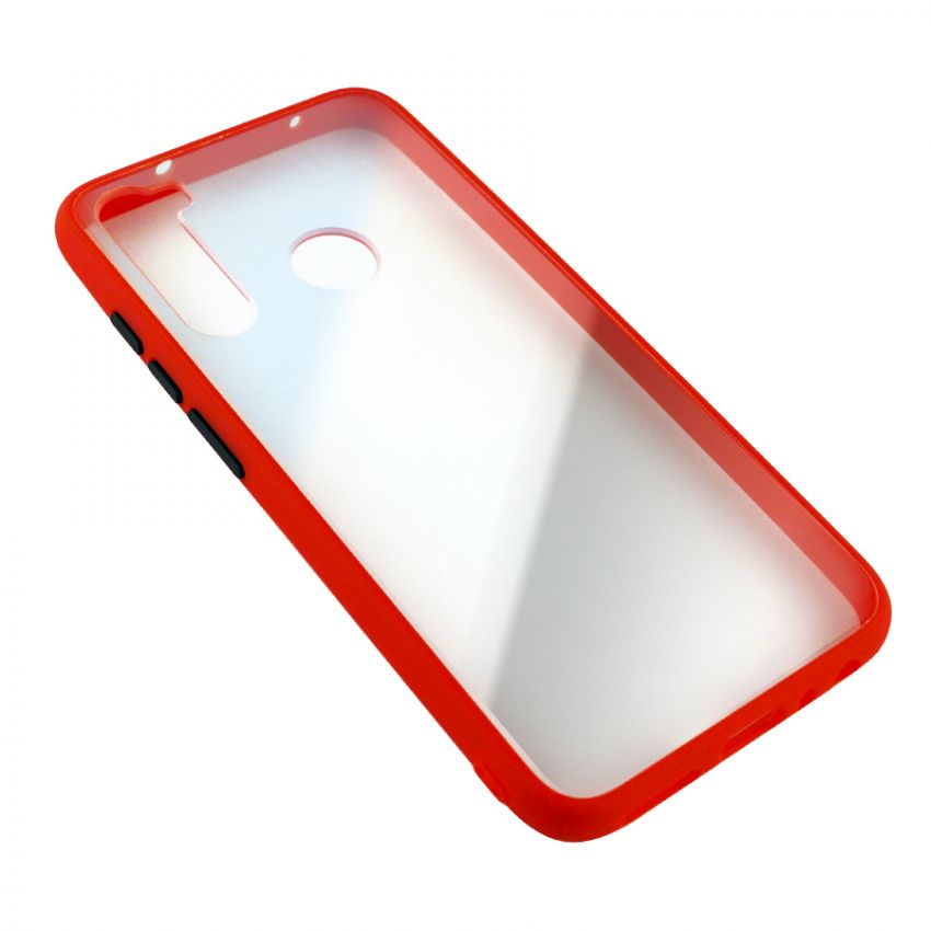 Чехол накладка Goospery Case для Xiaomi Redmi Note 8 Clear/Red/Black