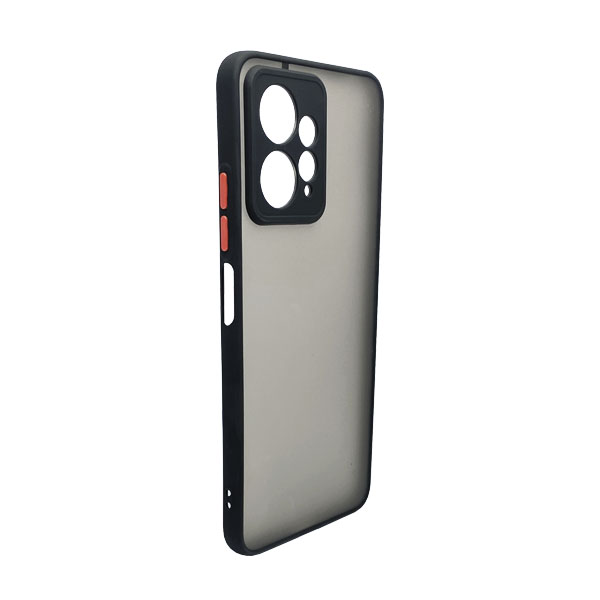 Чехол накладка Goospery Case для Xiaomi Redmi Note12 Black/Red with Camera Lens