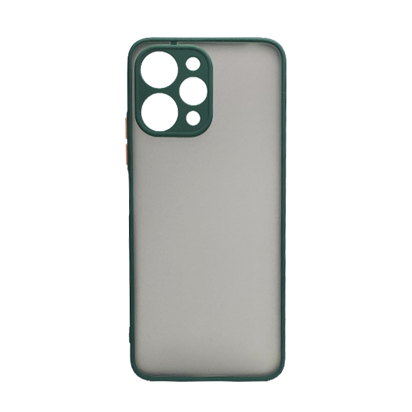 Чехол накладка Goospery Case для Xiaomi Redmi 12 Dark Green with Camera Lens