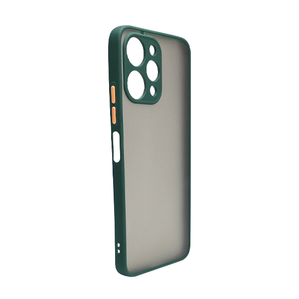 Чехол накладка Goospery Case для Xiaomi Redmi 12 Dark Green with Camera Lens
