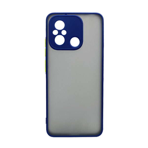 Чехол накладка Goospery Case для Xiaomi Redmi 12c Dark Blue with Camera Lens