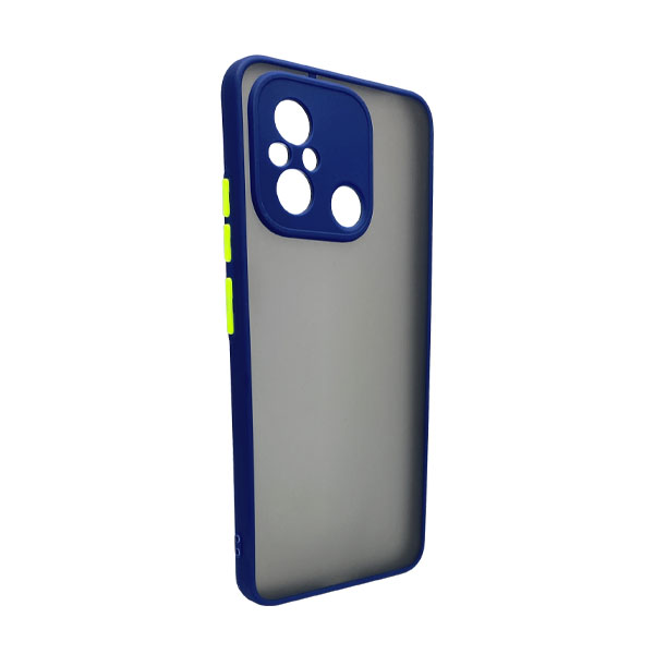 Чехол накладка Goospery Case для Xiaomi Redmi 12c Dark Blue with Camera Lens