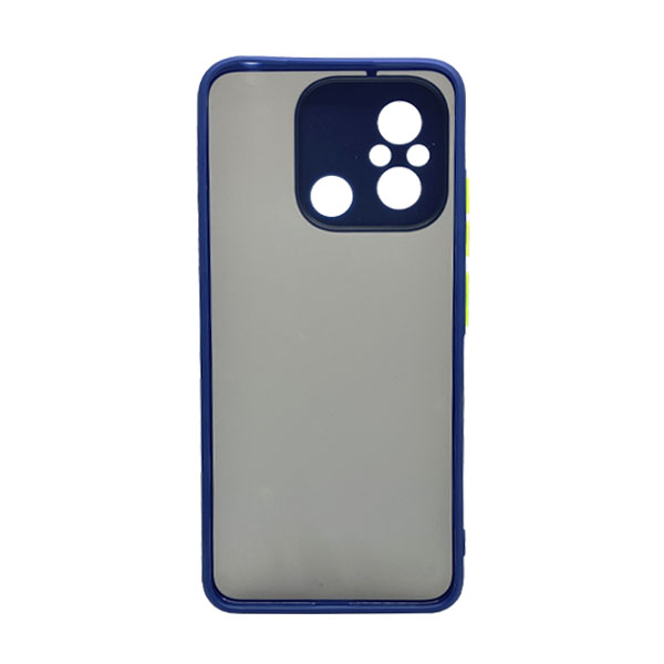 Чехол накладка Goospery Case для Xiaomi Redmi 12c Dark Blue with Camera Lens