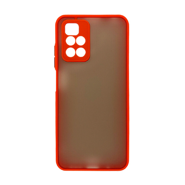 Чехол накладка Goospery Case для Xiaomi Redmi 10/Note 11 4G Red with Camera Lens