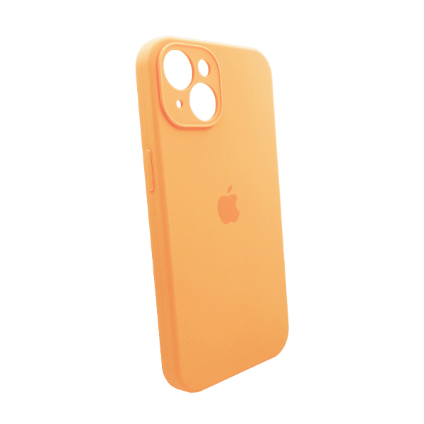 Чохол Soft Touch для Apple iPhone 15 Grapefruit with Camera Lens Protection