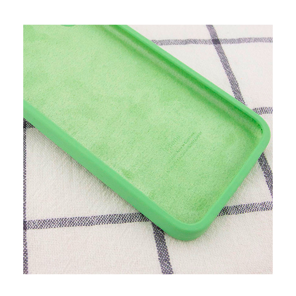 Чехол Original Soft Touch Case for iPhone 11 Green with Camera Lens