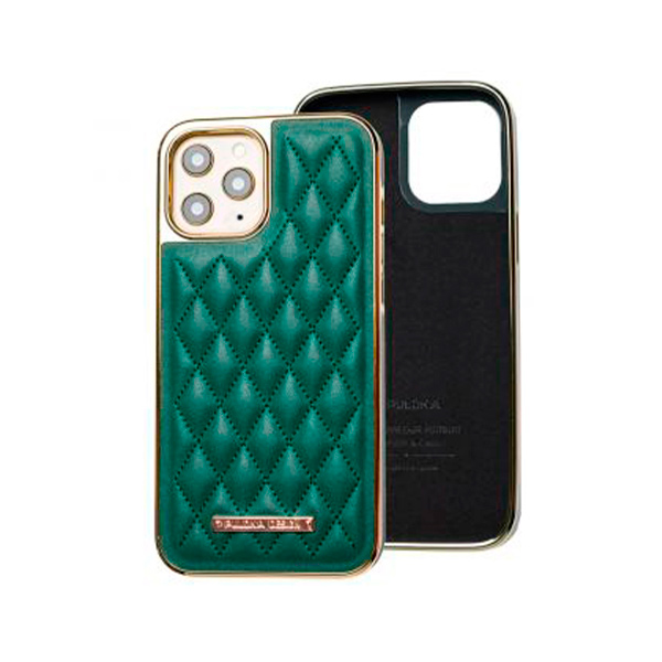 Чехол Puloka Leather Case для iPhone 11 Pro Green