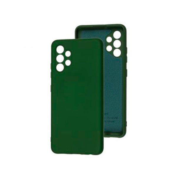 Чохол Original Soft Touch Case for Samsung A32-2021/A325 Green with Camera Lens