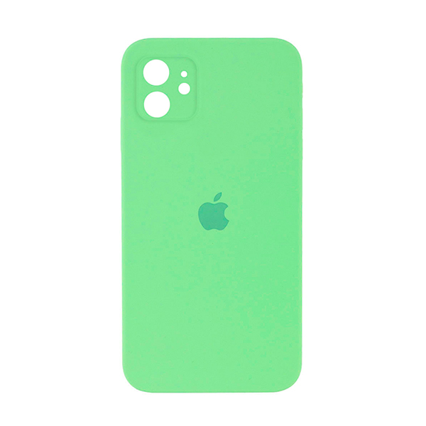 Чехол Original Soft Touch Case for iPhone 11 Green with Camera Lens