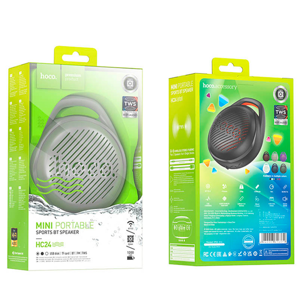 Портативна Bluetooth колонка Hoco HC24 Gray
