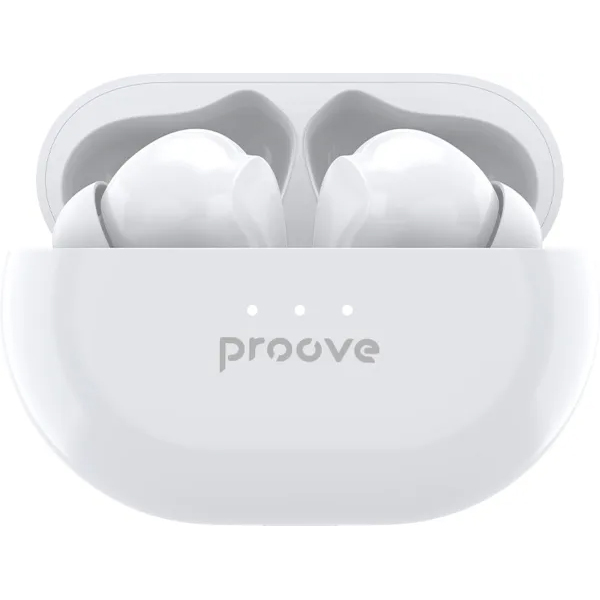 Bluetooth Навушники Proove Woop TWS with ANC (White)