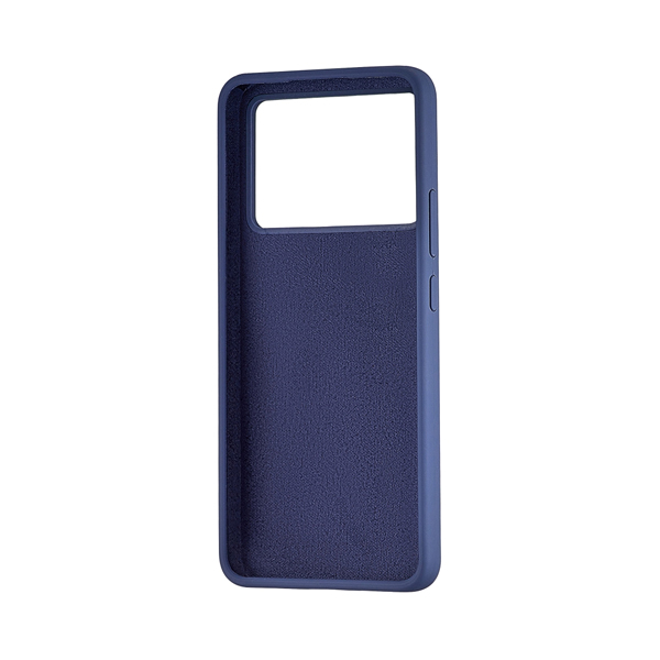 Чехол Original Soft Touch Case for Xiaomi Poco X6 Pro 5G Dark Blue
