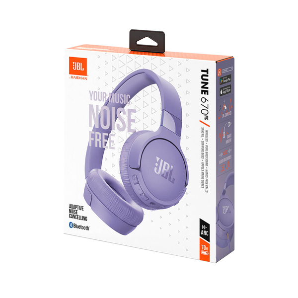 Bluetooth Навушники JBL Tune 670NC (JBLT670NCPUR) Purple