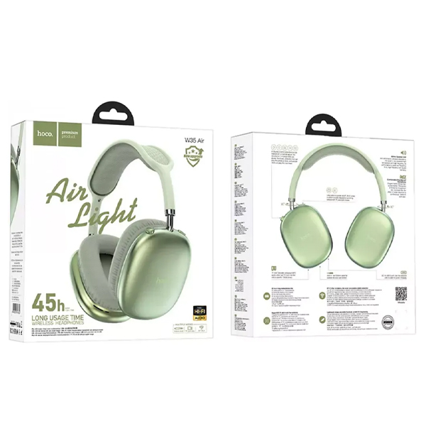 Bluetooth Наушники Hoco W35 Air Triumph BT Green