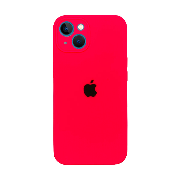 Чехол Soft Touch для Apple iPhone 13/14 Hot Pink with Camera Lens Protection