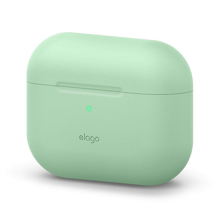 Футляр для навушників Elago Silicone Basic Case with Nylon Lanyard Pastel Green for Airpods Pro 2nd Gen (EAPP2SC-BA+ROSTR-PGR)