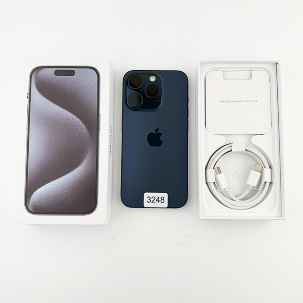 Apple iPhone 15 Pro 256GB Blue Titanium Б/У №3248 (Стан 8/10)
