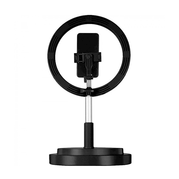 Набор для блогеров 2 в 1 кольцевая лампа Usams US-ZB120 Stretchable Selfie Ring Light Black