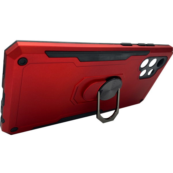 Чохол Armor Antishock Case для Samsung A32-2021/A325 with Ring Red