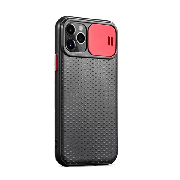 Чехол накладка Camshield TPU для iPhone 11 Pro  Max Black/Red