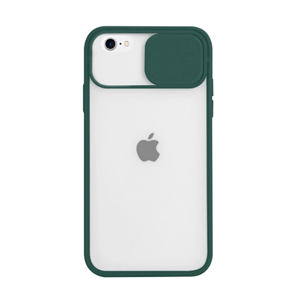 Чехол накладка Camshield Mate TPU для iPhone 7/8/SE 2020 Dark Green