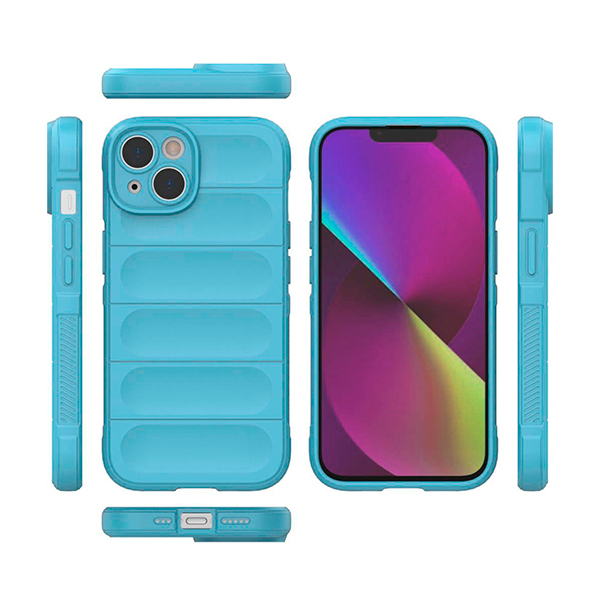 Чохол Cosmic Magic Shield for iPhone 14 Light Blue with Camera Lens