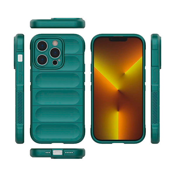 Чохол Cosmic Magic Shield for iPhone 15 Pro Dark Green with Camera Lens