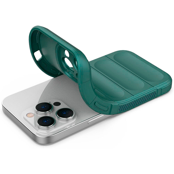 Чохол Cosmic Magic Shield for iPhone 15 Pro Dark Green with Camera Lens