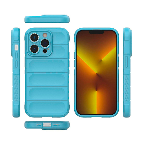 Чохол Cosmic Magic Shield for iPhone 13 Pro Light Blue with Camera Lens